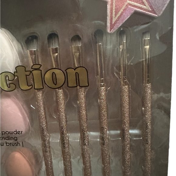 essential collection Disco bling make up brush kit 13 piece new & sealed Gold - Picture 4 of 12
